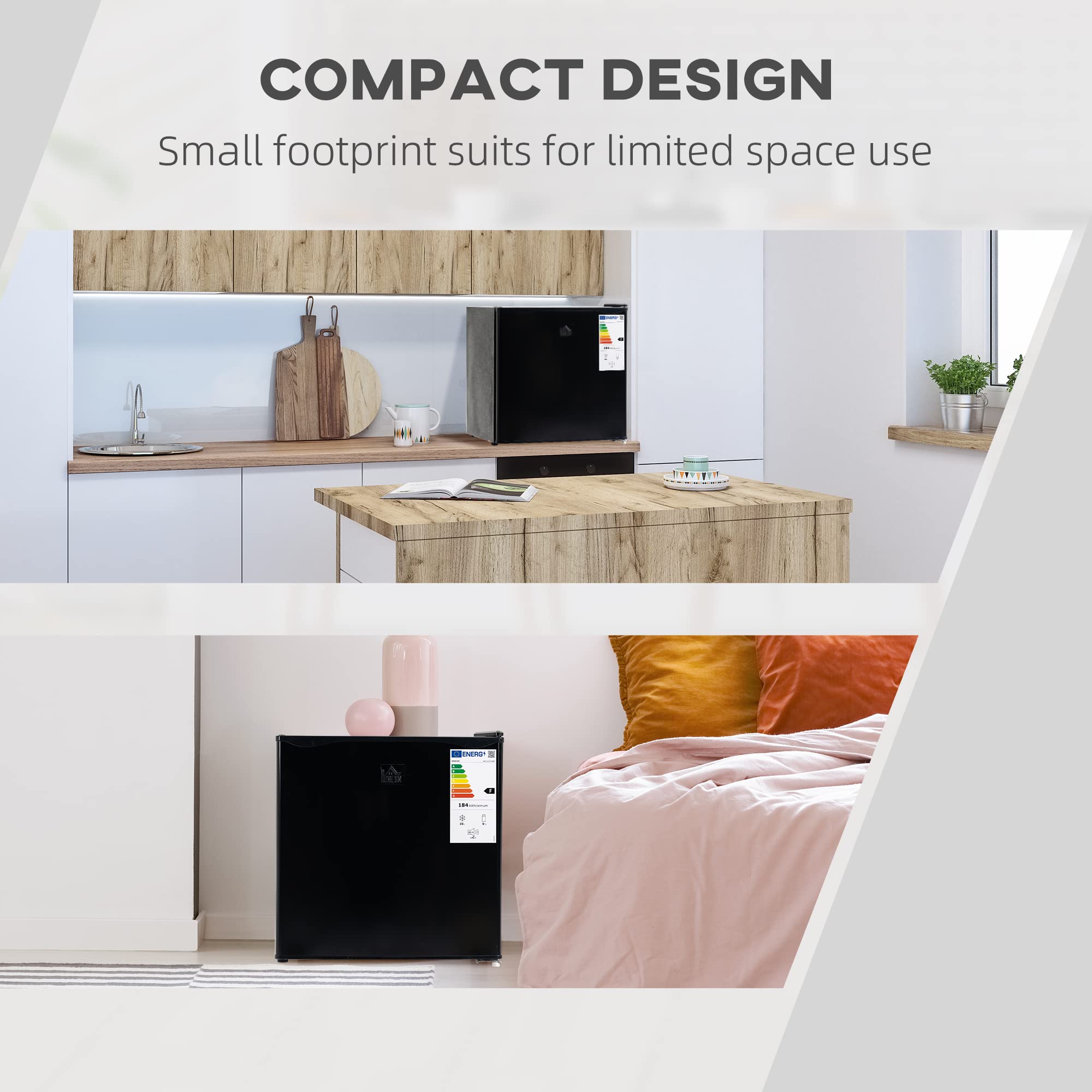 Foto 5 pulgar | Minicongelador Homcom 32l Compacto Vertical Con Estantes Extraíbles - Venta Internacional.