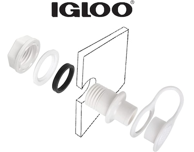 Foto 3 | Tapón De Drenaje Triple A Presión De Repuesto Para Refrigeradores Igloo - Venta Internacional.