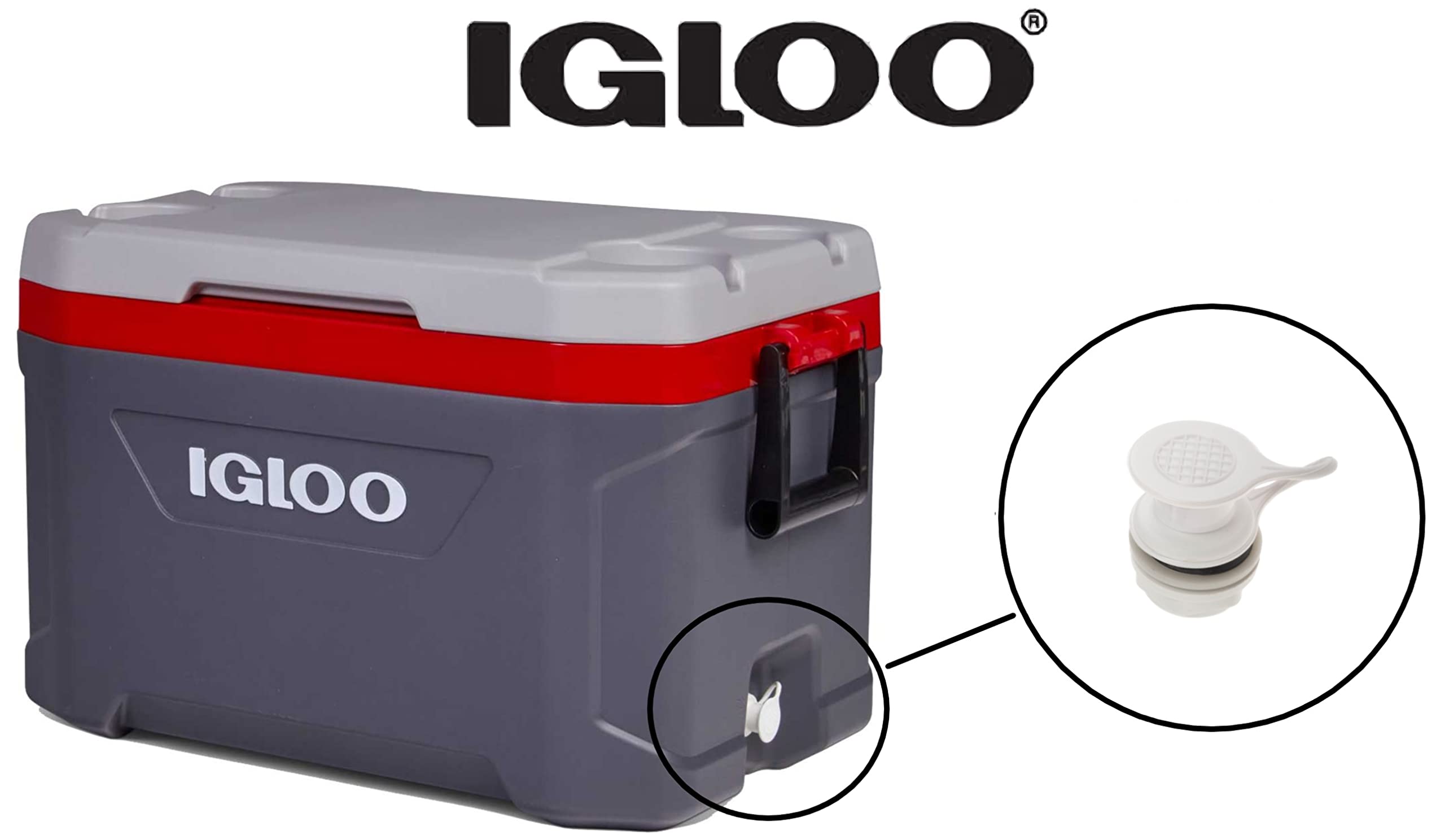 Foto 5 pulgar | Tapón De Drenaje Triple A Presión De Repuesto Para Refrigeradores Igloo - Venta Internacional.