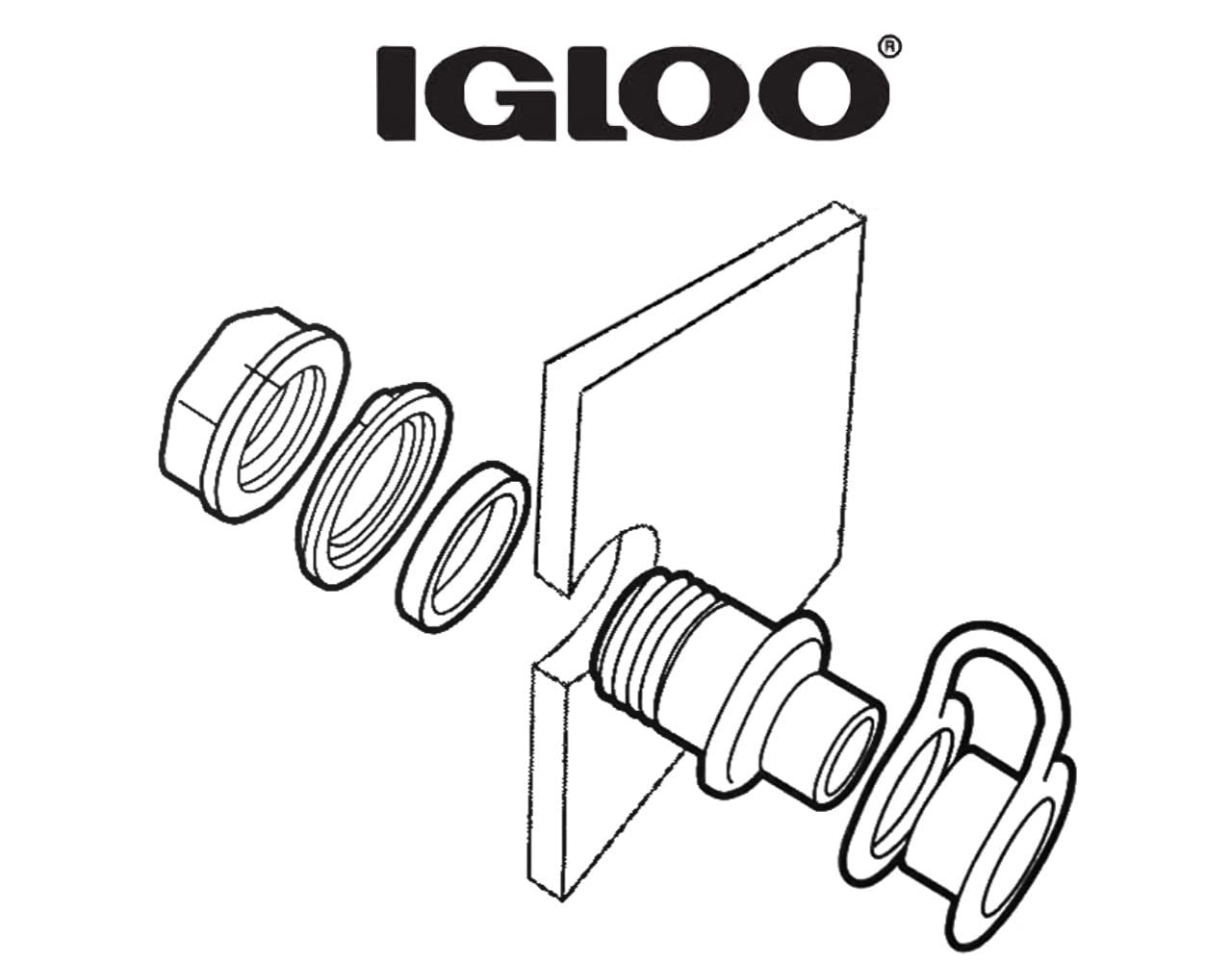 Foto 8 pulgar | Tapón De Drenaje Triple A Presión De Repuesto Para Refrigeradores Igloo - Venta Internacional.