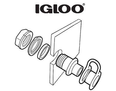 Foto 7 | Tapón De Drenaje Triple A Presión De Repuesto Para Refrigeradores Igloo - Venta Internacional.
