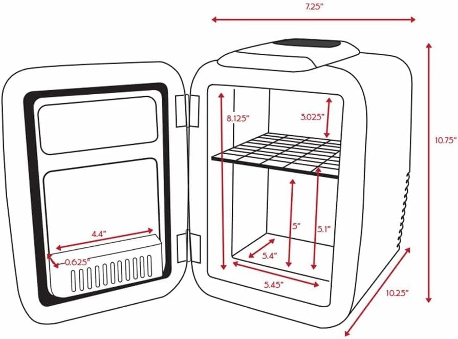 Foto 7 pulgar | Mininevera Cooluli Classic 4l/6 Latas Para Dormitorio, Coche Y Oficina - Venta Internacional.