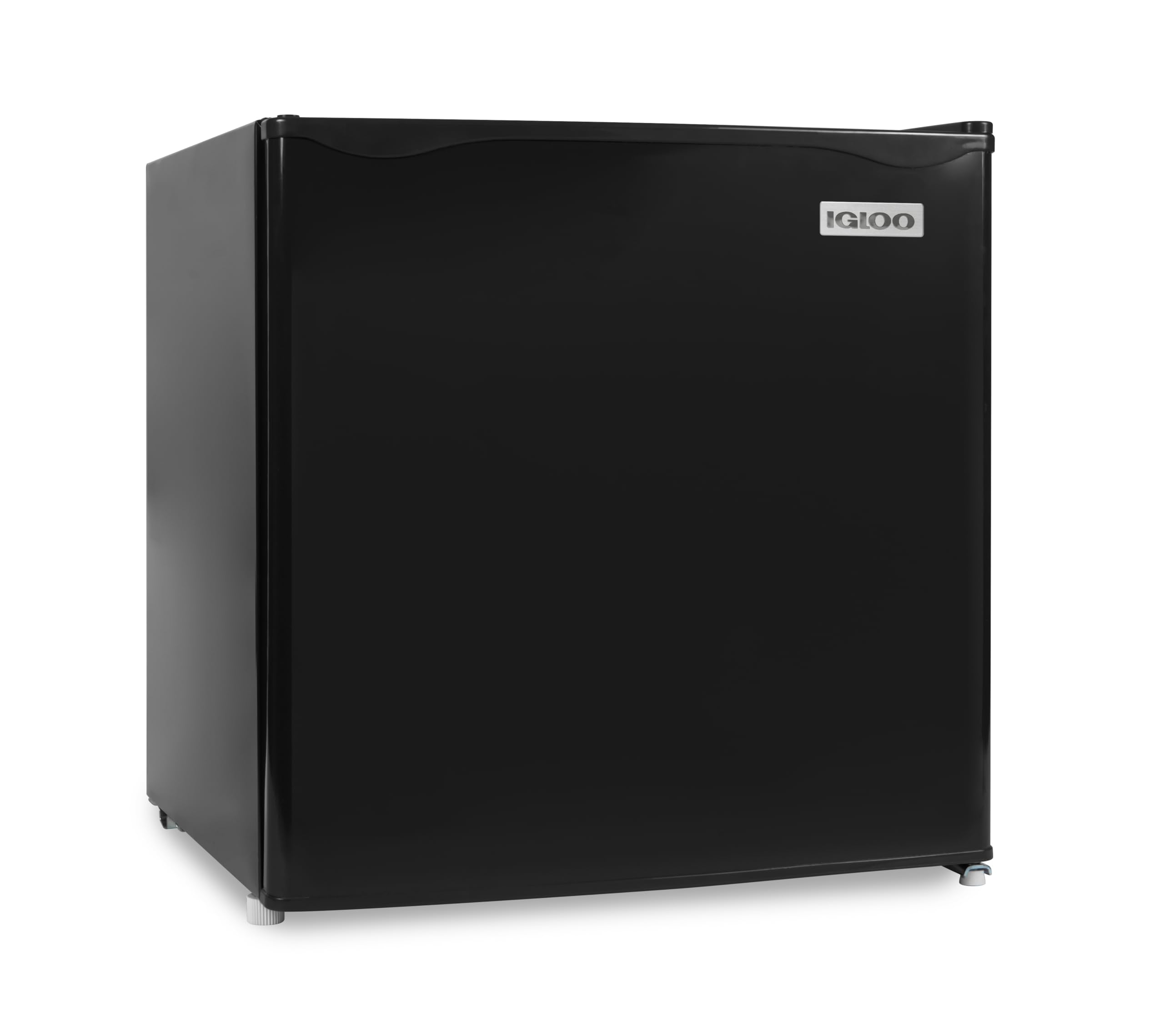 Refrigerador Compacto Igloo De 1.6 Pies Cúbicos Con Estantes De Vidrio Negro - Venta Internacional.
