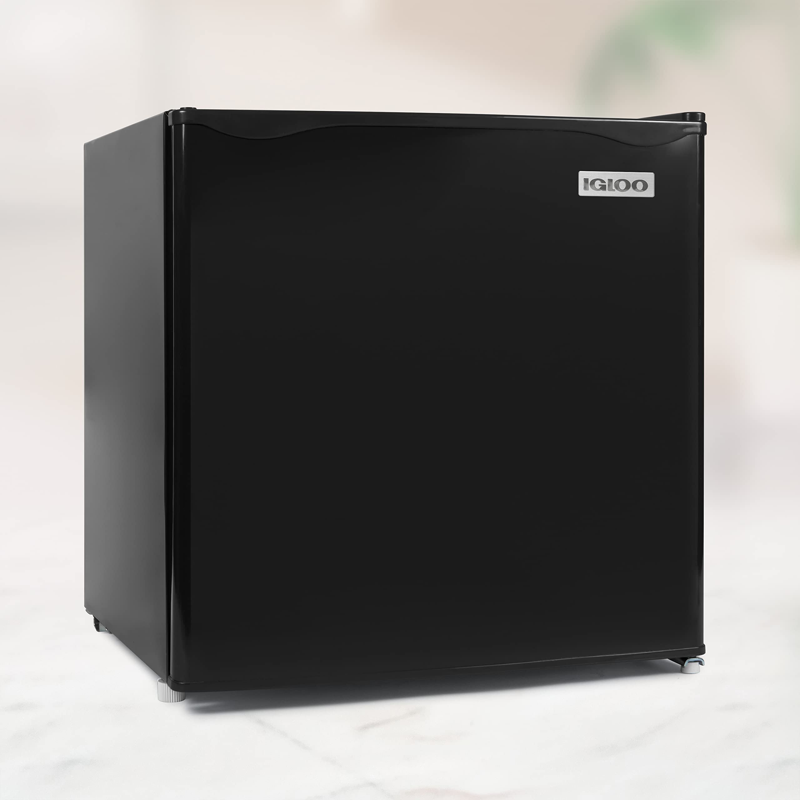 Foto 3 pulgar | Refrigerador Compacto Igloo De 1.6 Pies Cúbicos Con Estantes De Vidrio Negro - Venta Internacional.