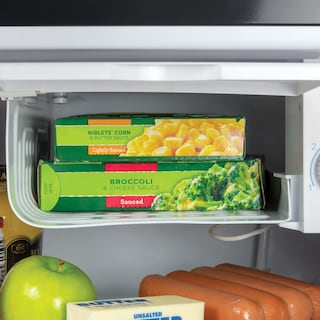 Foto 3 | Refrigerador Compacto Igloo De 1.6 Pies Cúbicos Con Estantes De Vidrio Negro - Venta Internacional.