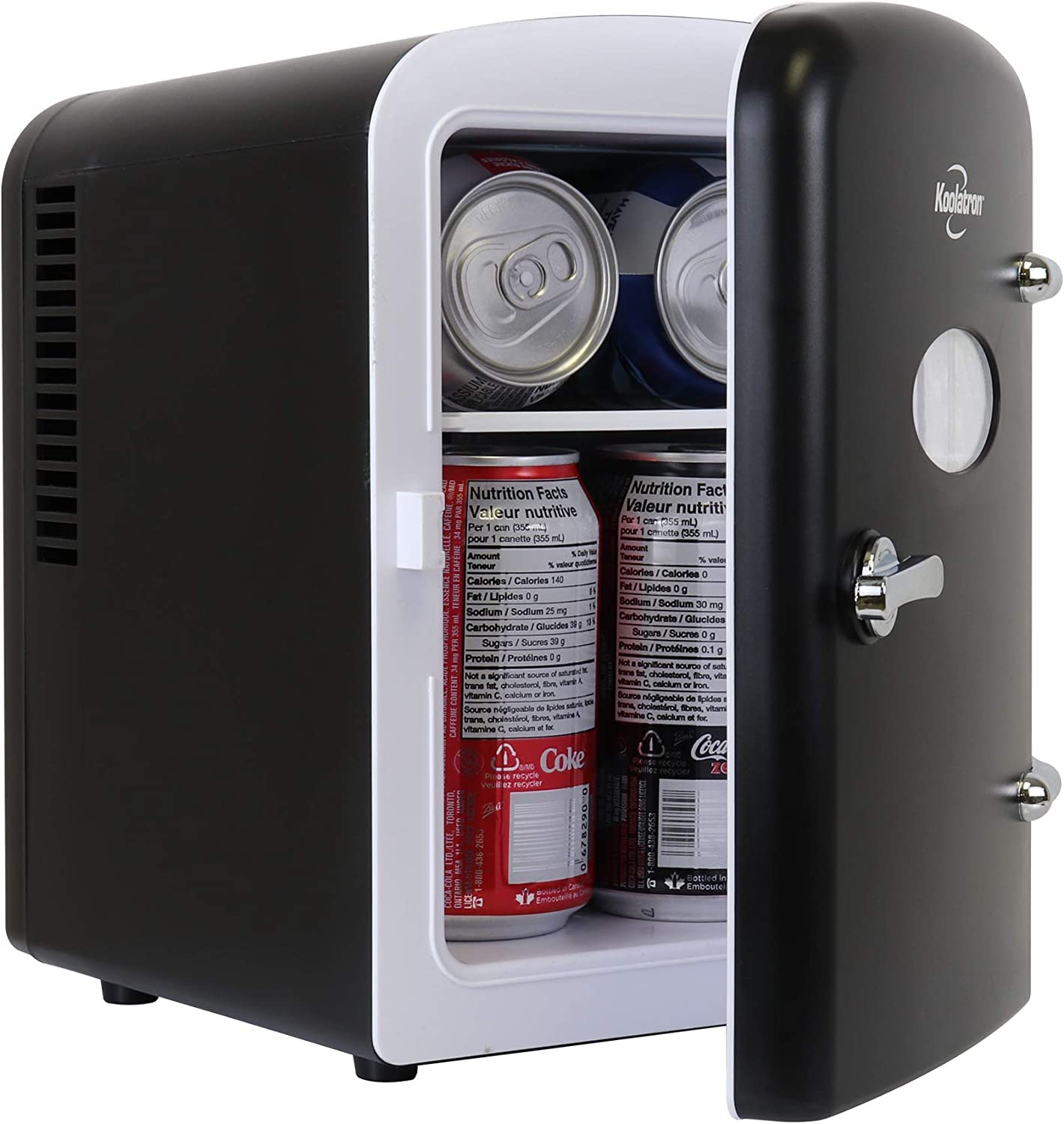 Foto 1 | Nevera Portátil Koolatron Retro Mini 4l Para El Cuidado De La Piel Negra - Venta Internacional.