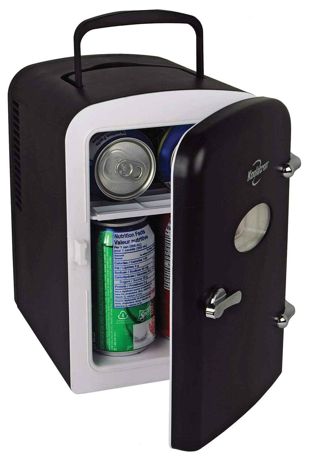 Foto 7 pulgar | Nevera Portátil Koolatron Retro Mini 4l Para El Cuidado De La Piel Negra - Venta Internacional.