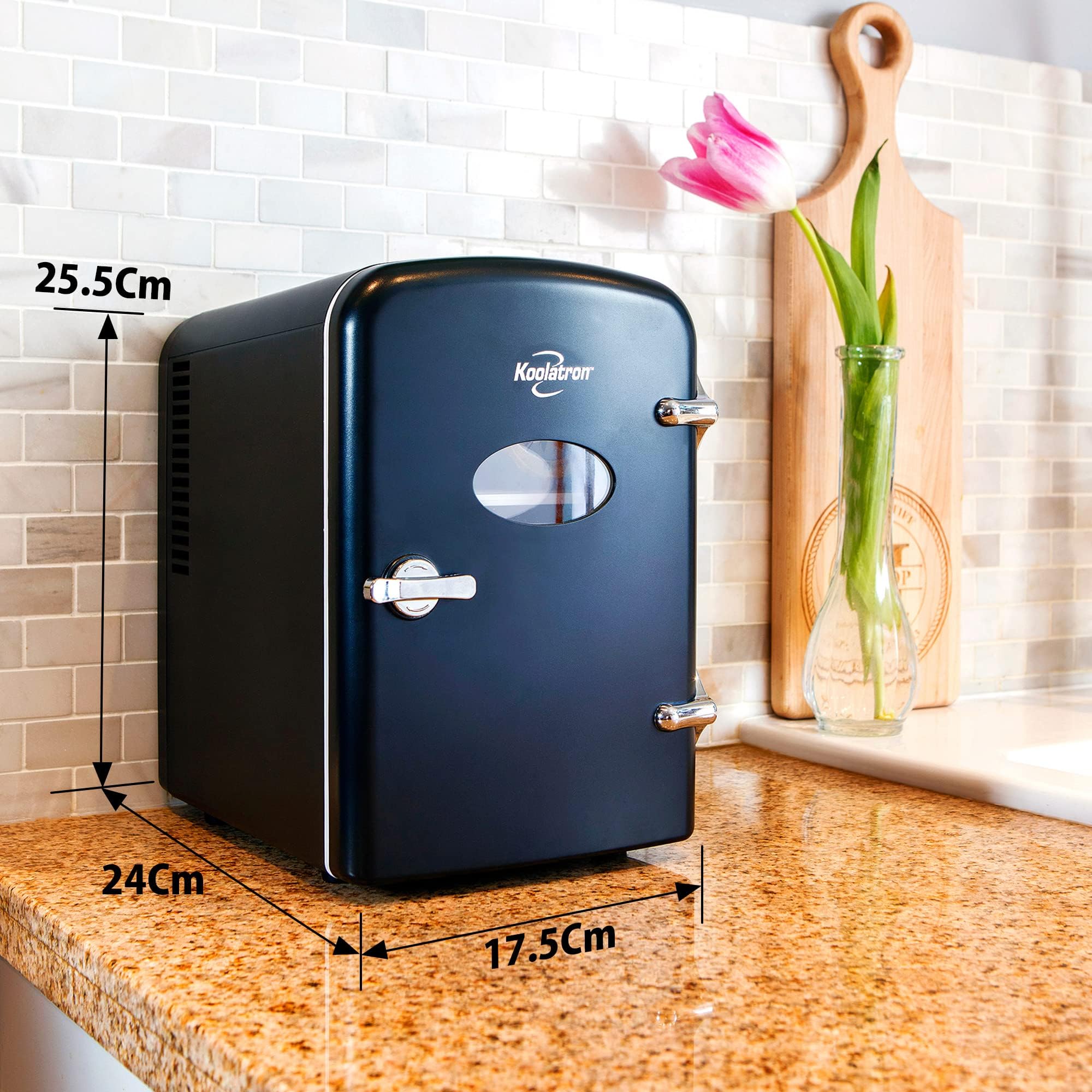 Foto 7 | Nevera Portátil Koolatron Retro Mini 4l Para El Cuidado De La Piel Negra - Venta Internacional.