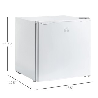Foto 5 | Minicongelador Homcom De 1.1 Pies Cúbicos Para Encimera, Compacto, Vertical, Blanco - Venta Internacional.