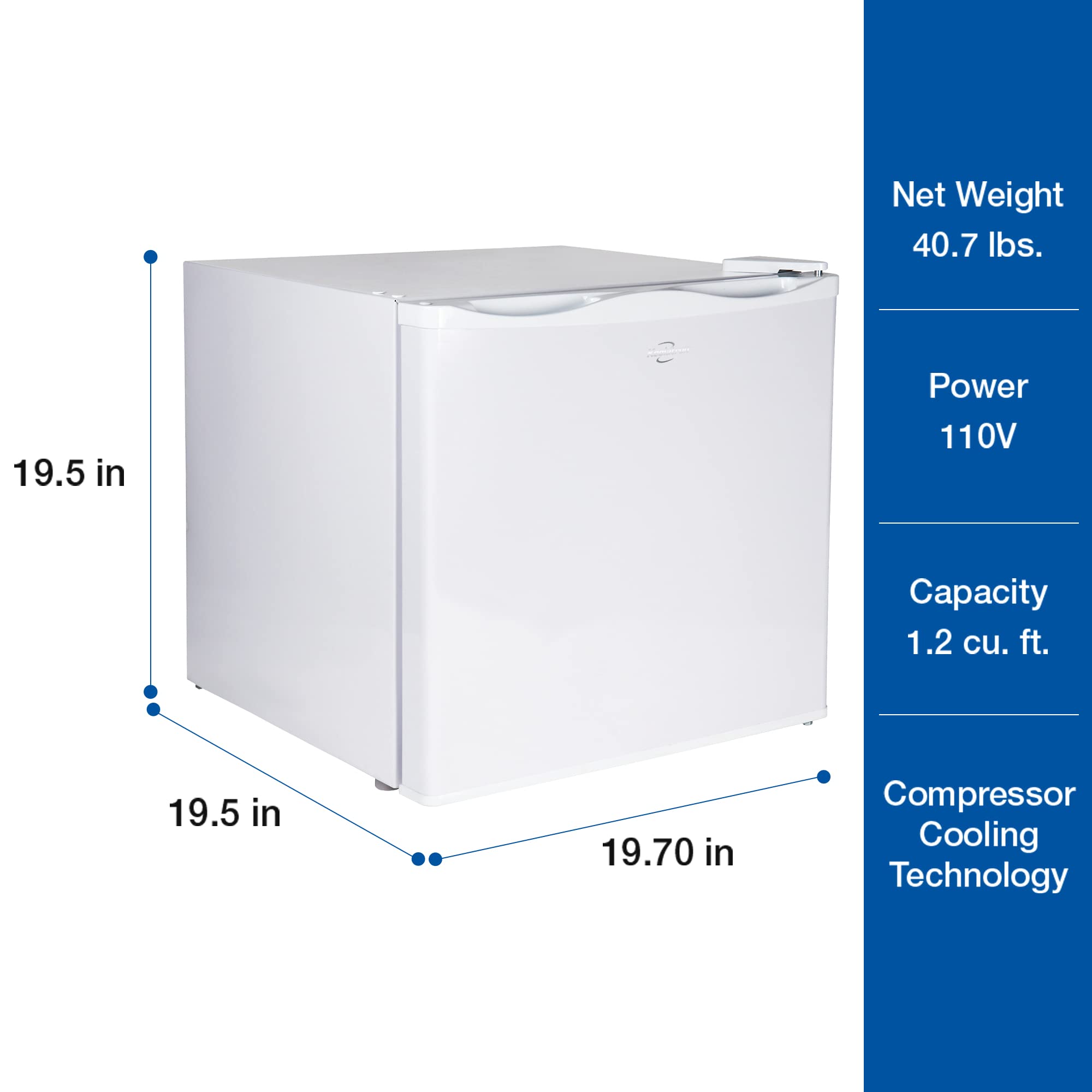 Foto 7 | Congelador Vertical Koolatron 35 L, 1.2 Pies Cúbicos, Descongelación Manual - Venta Internacional.