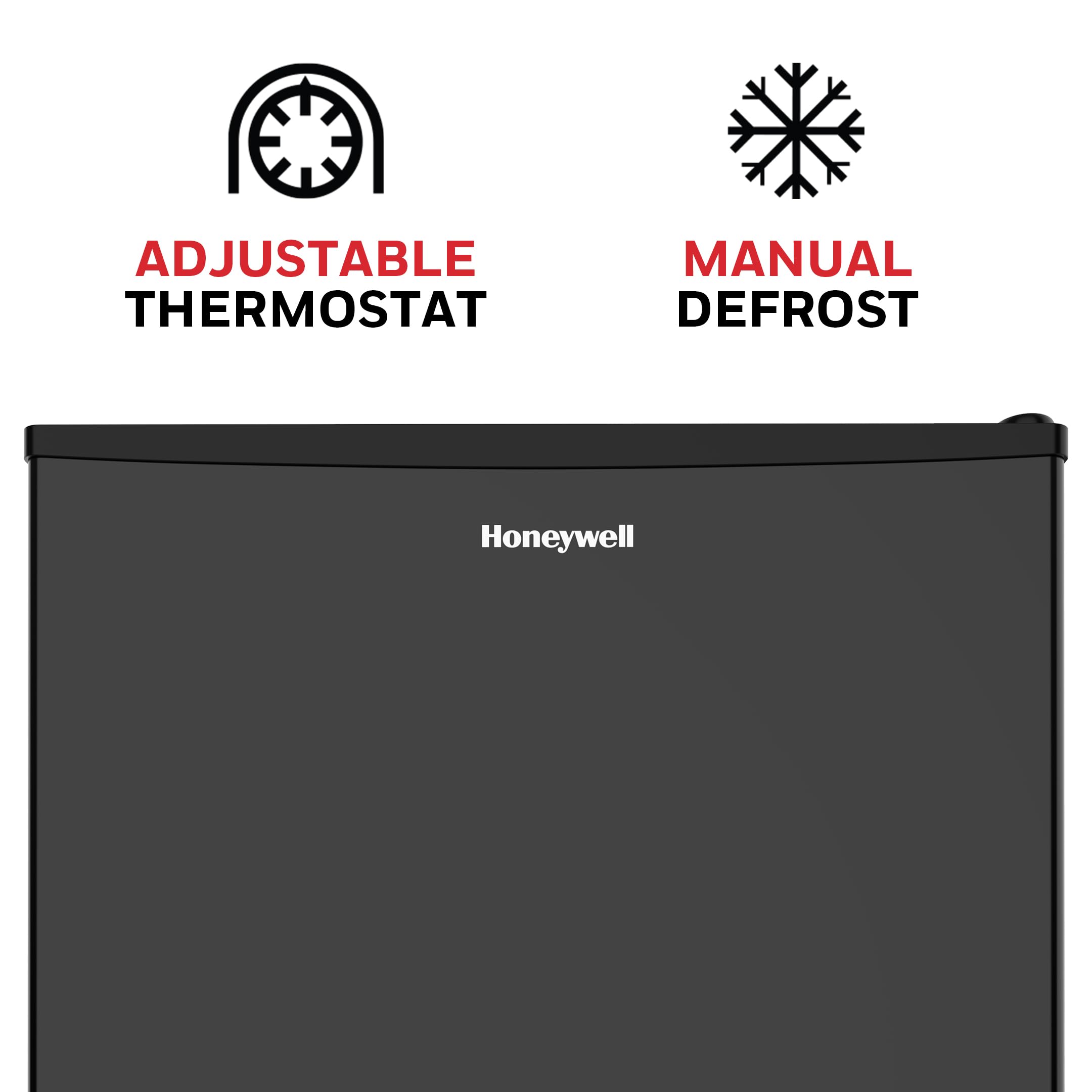 Foto 5 pulgar | Refrigerador Compacto Honeywell De 1.6 Pies Cúbicos, Tamaño Pequeño, Negro - Venta Internacional.