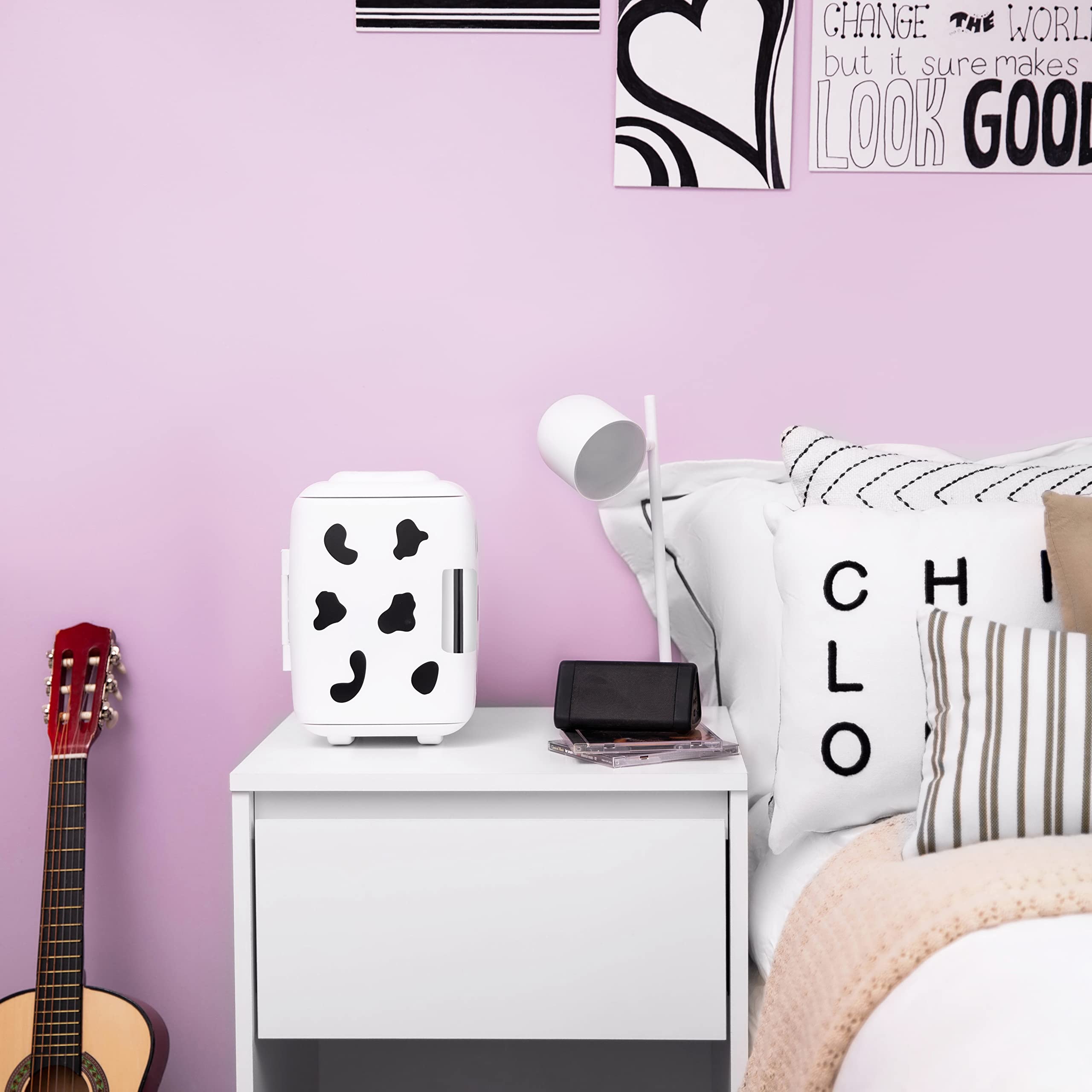 Foto 6 | Minirefrigerador Cooluli Skincare De 4 Litros Y 6 Latas Para Dormitorio, Coche Y Oficina - Venta Internacional.