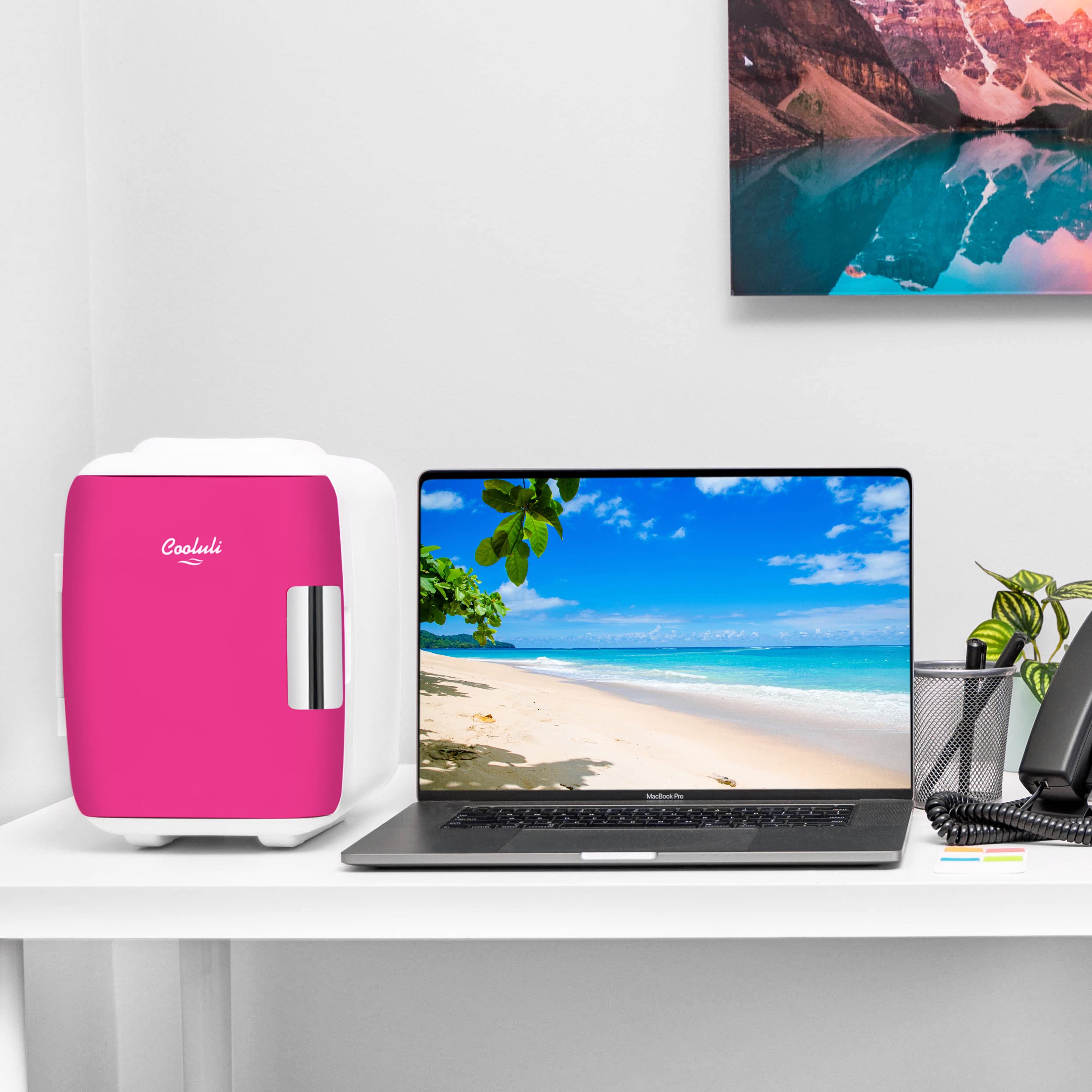 Foto 6 pulgar | Minirefrigerador Cooluli Skincare De 4 Litros Y 6 Latas Para Dormitorio, Coche Y Oficina - Venta Internacional.