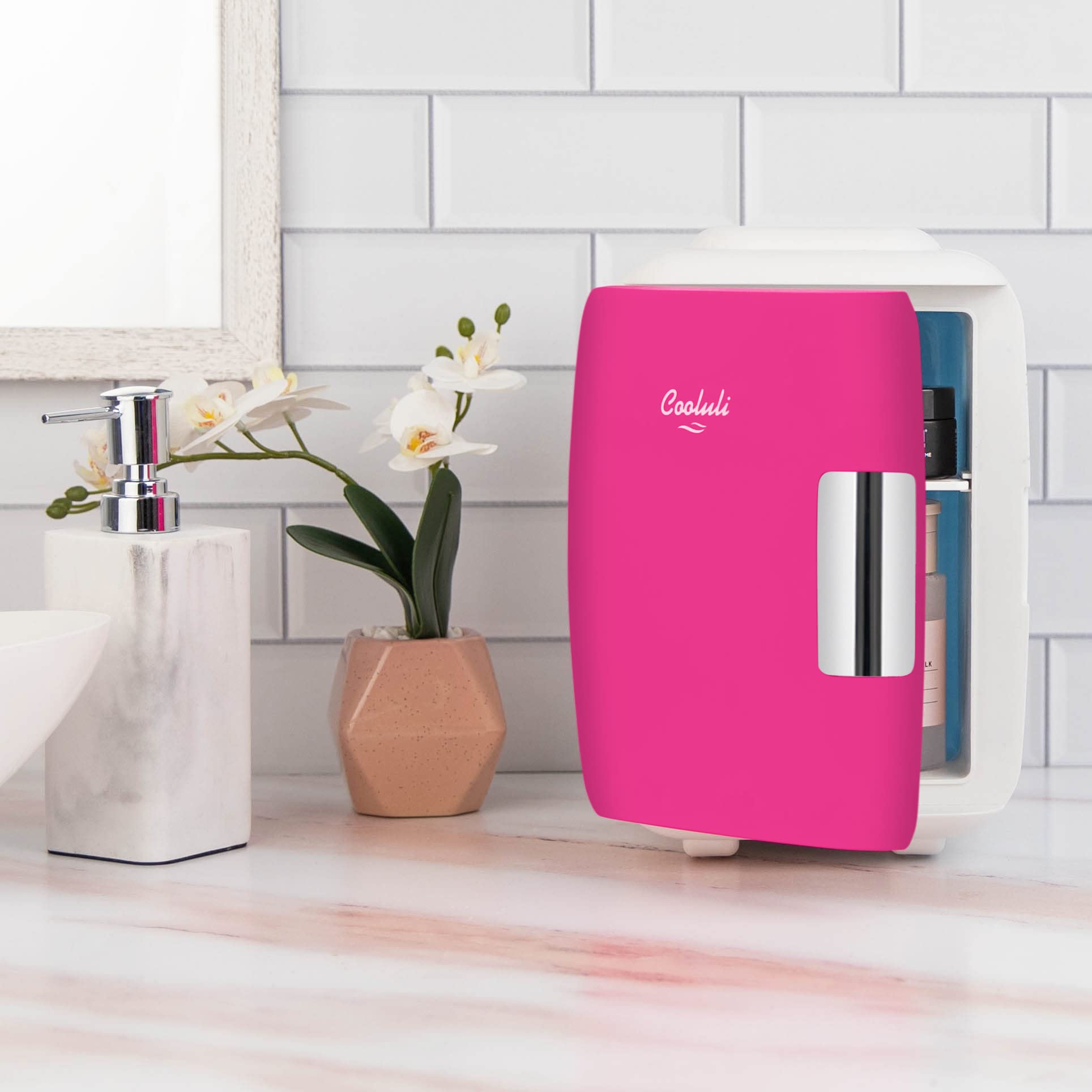 Foto 8 pulgar | Minirefrigerador Cooluli Skincare De 4 Litros Y 6 Latas Para Dormitorio, Coche Y Oficina - Venta Internacional.