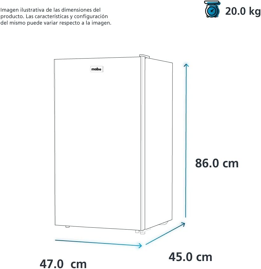 Foto 5 pulgar | Frigobar Manual Mabe  108 L