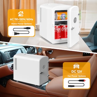 Foto 5 | Minirefrigerador Healsmart 6l/9 Latas De Bebida Para El Cuidado De La Piel Color Blanco - Venta Internacional.
