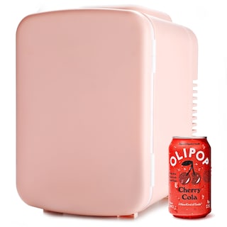 Foto 1 | Minirefrigerador Healsmart De 4 Litros Y 6 Latas Enfriador Y Calentador Color Rosa 100-120 V - Venta Internacional.