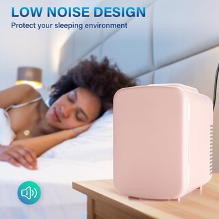 Foto 5 | Minirefrigerador Healsmart De 4 Litros Y 6 Latas Enfriador Y Calentador Color Rosa 100-120 V - Venta Internacional.