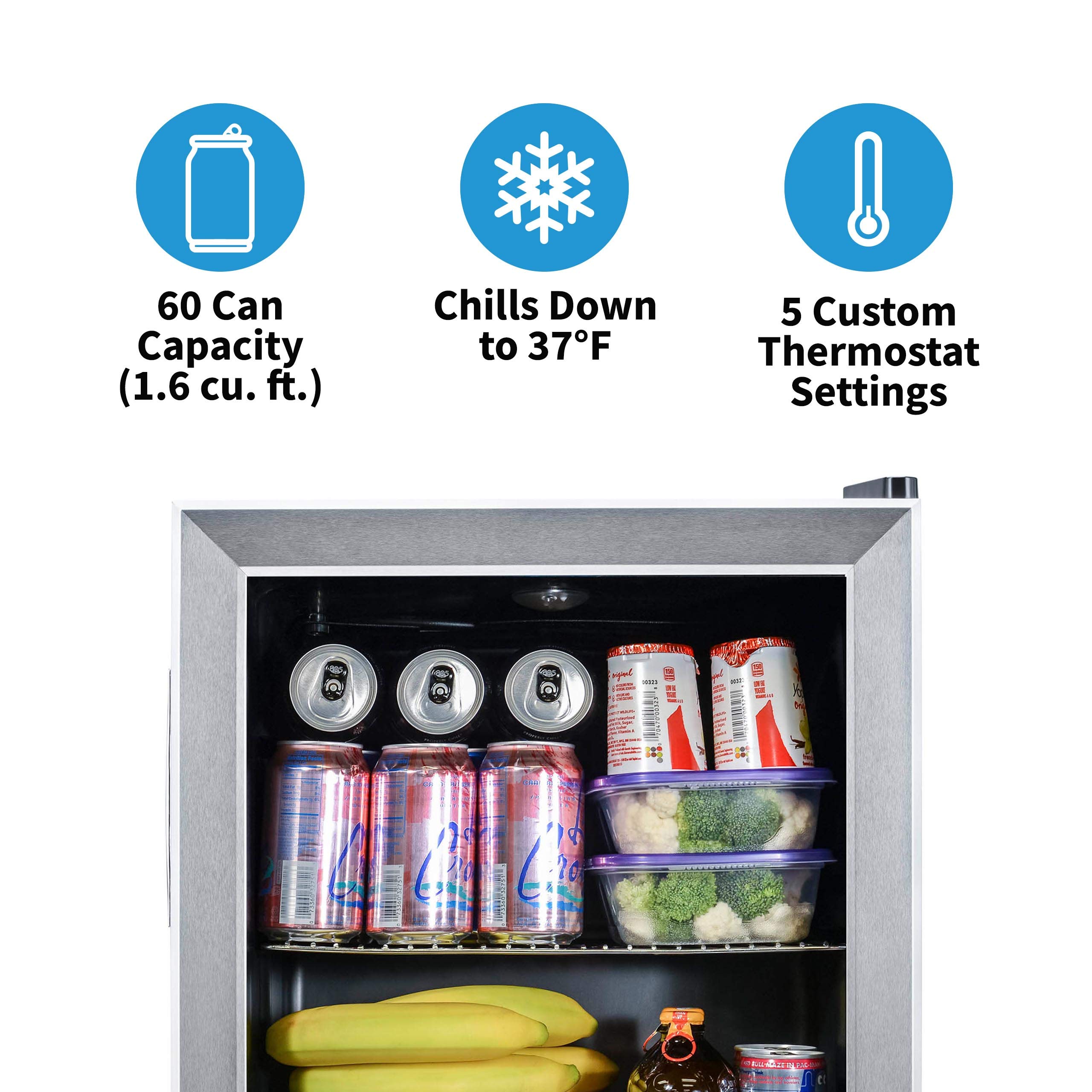 Foto 4 pulgar | Refrigerador De Bebidas Newair  Mininevera Con Capacidad Para 60 Latas - Venta Internacional.