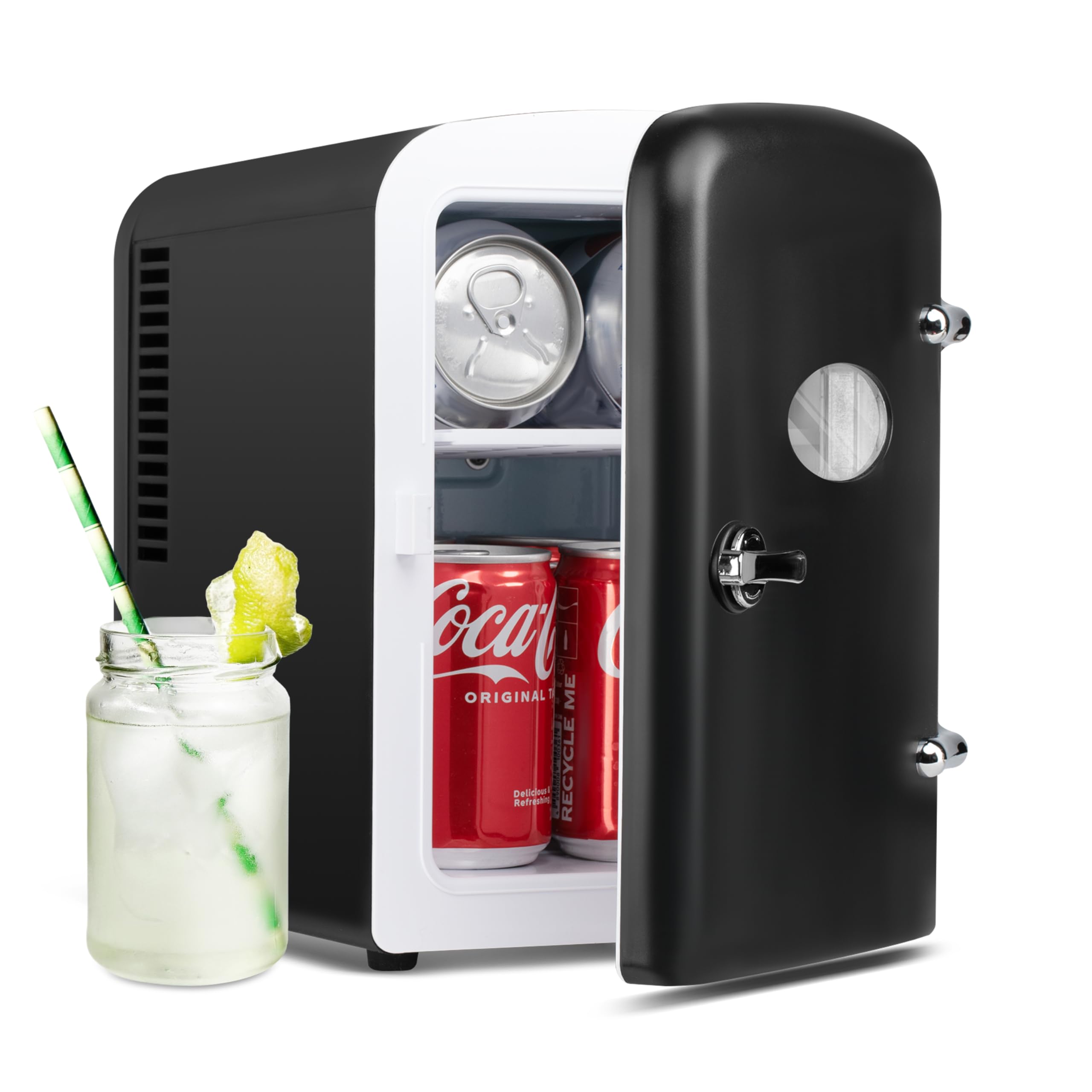 Minirrefrigerador Healsmart Negro de 4 Litros - Venta Internacional