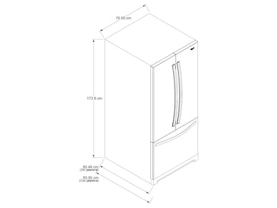 Foto 7 | Refrigerador Whirlpool French Door 19.56 P³