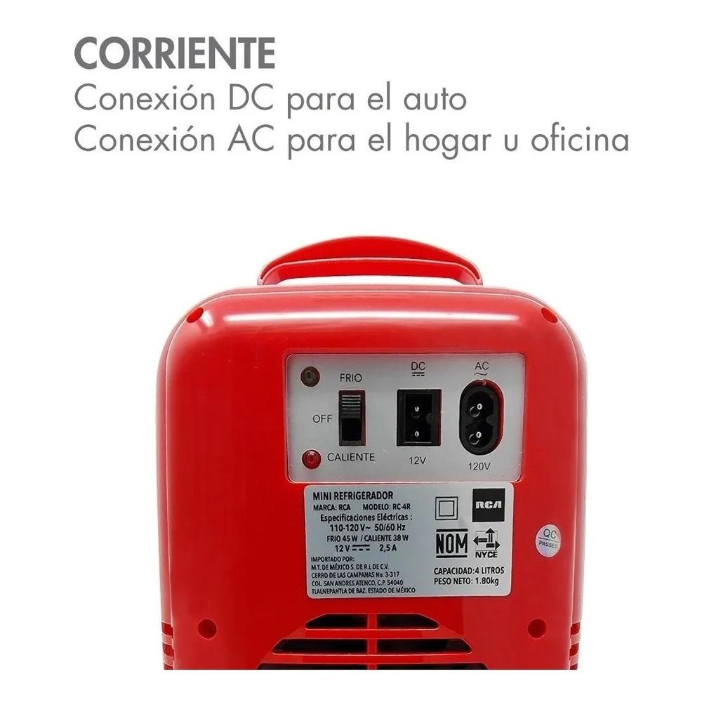 Foto 6 | Mini Refrigerador Rca Rc4w color Blanco