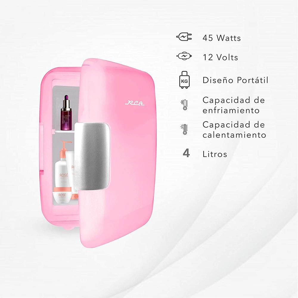 Foto 6 pulgar | Minirefrigerador RCA RC-4P Rosa