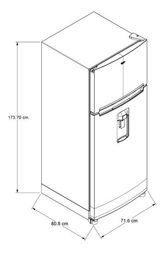 Foto 9 pulgar | Refrigerador Whirlpool Wt1865a Top Mount 18 Pies