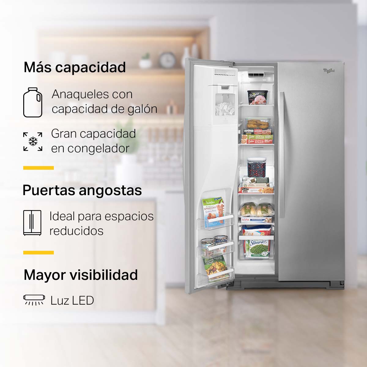 Foto 6 pulgar | Refrigerador Whirlpool WD1006S color Gris