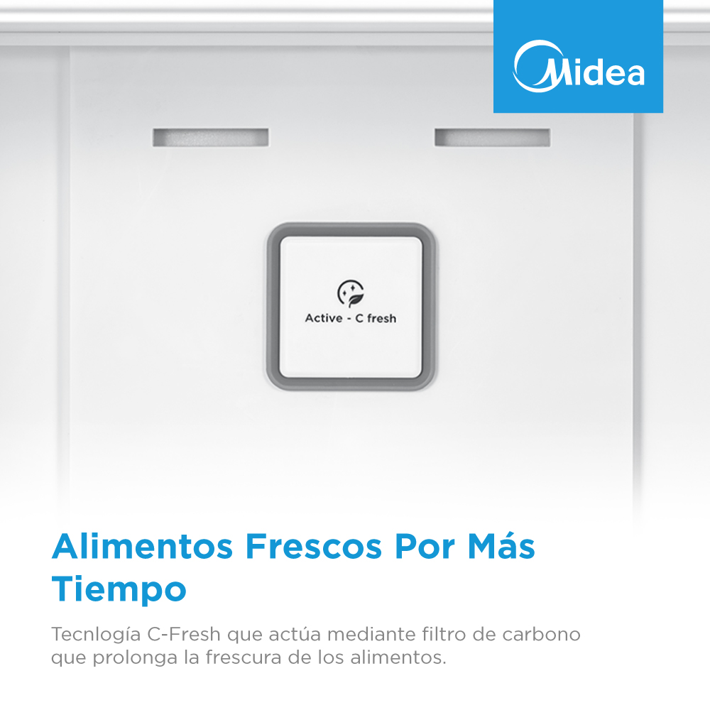 Foto 8 pulgar | Refrigerador Top Mount Midea Mdrt489mtm46w 13 Pies color Gris