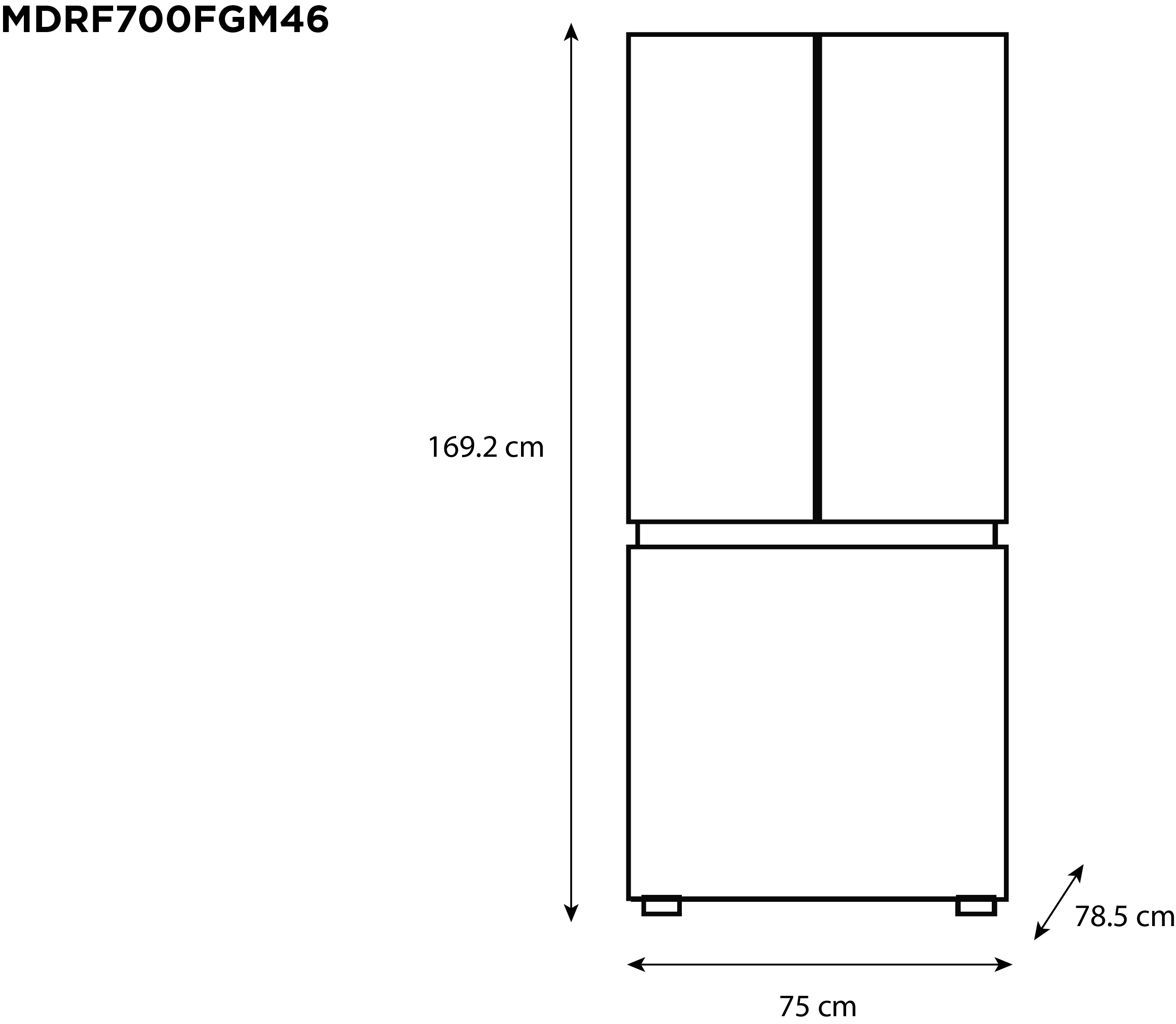 Foto 7 pulgar | Refrigerador Midea French Door Plus Inverter Bru Steel 19 Pies Cúbicos