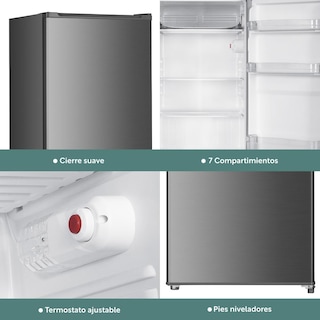 Foto 7 | Refrigerador 4 Pies/121 Litros Con Congelador 1 Puerta 115v
