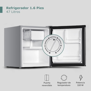 Foto 2 | Refrigerador 1.6 Pies/47 Litros Con Congelador 1 Puerta 115v