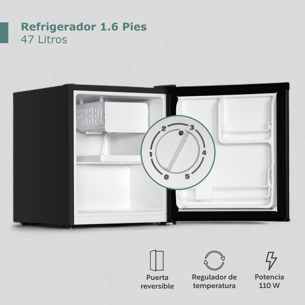 Foto 3 pulgar | Refrigerador 1.6 Pies/47 Litros Con Congelador 1 Puerta 115v