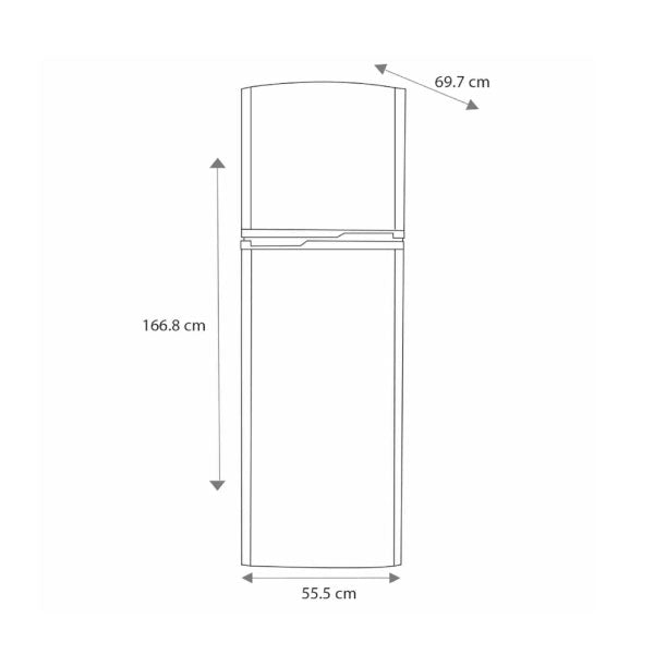 Foto 7 pulgar | Refrigerador Mabe 10''  250 L Grafito