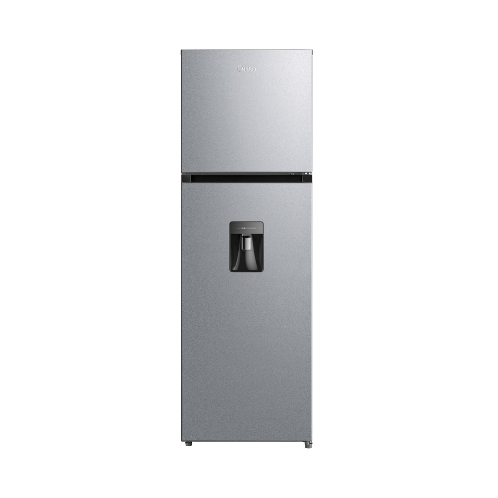 Refrigerador Midea Automático Top Mount Smart Sensor Lake Silver 10 Pies Cúbicos con Dispensador de Agua