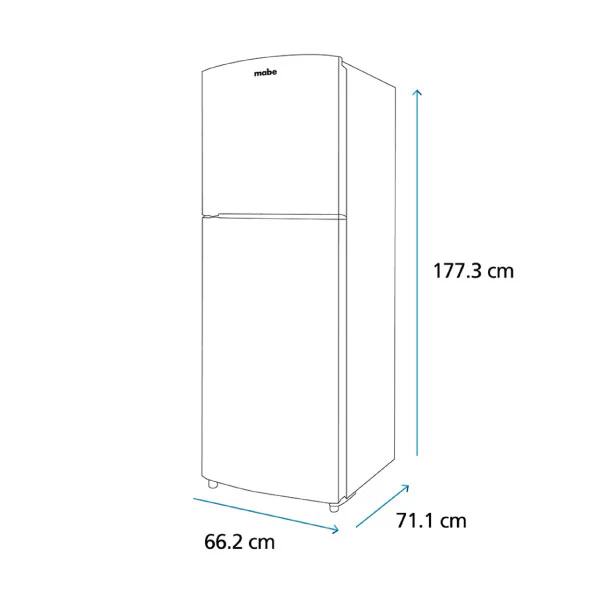 Foto 6 pulgar | Refrigerador Mabe Automatico  Grafito  360 Lts