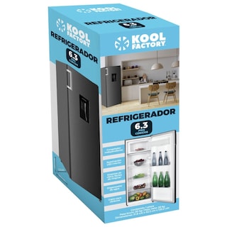 Foto 4 | Refrigerador Kool Factory Silver Df1-23d 6.3 Pies Dispensador de Agua Congelador - Gris
