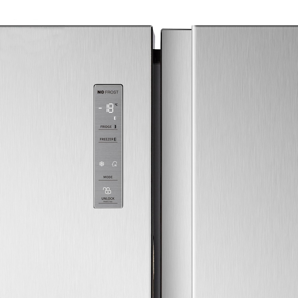 Foto 2 | Refrigerador Hisense Rs19n6wcx de 18 Pies Plateado