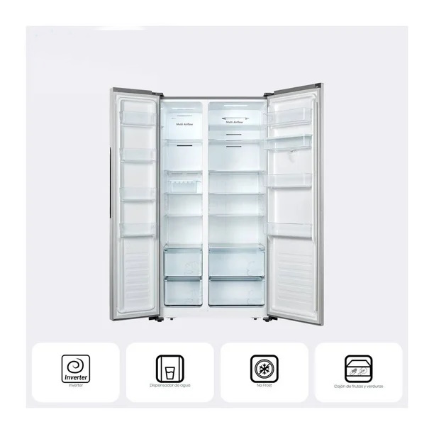 Foto 5 pulgar | Refrigerador Hisense Rs19n6wcx de 18 Pies Plateado