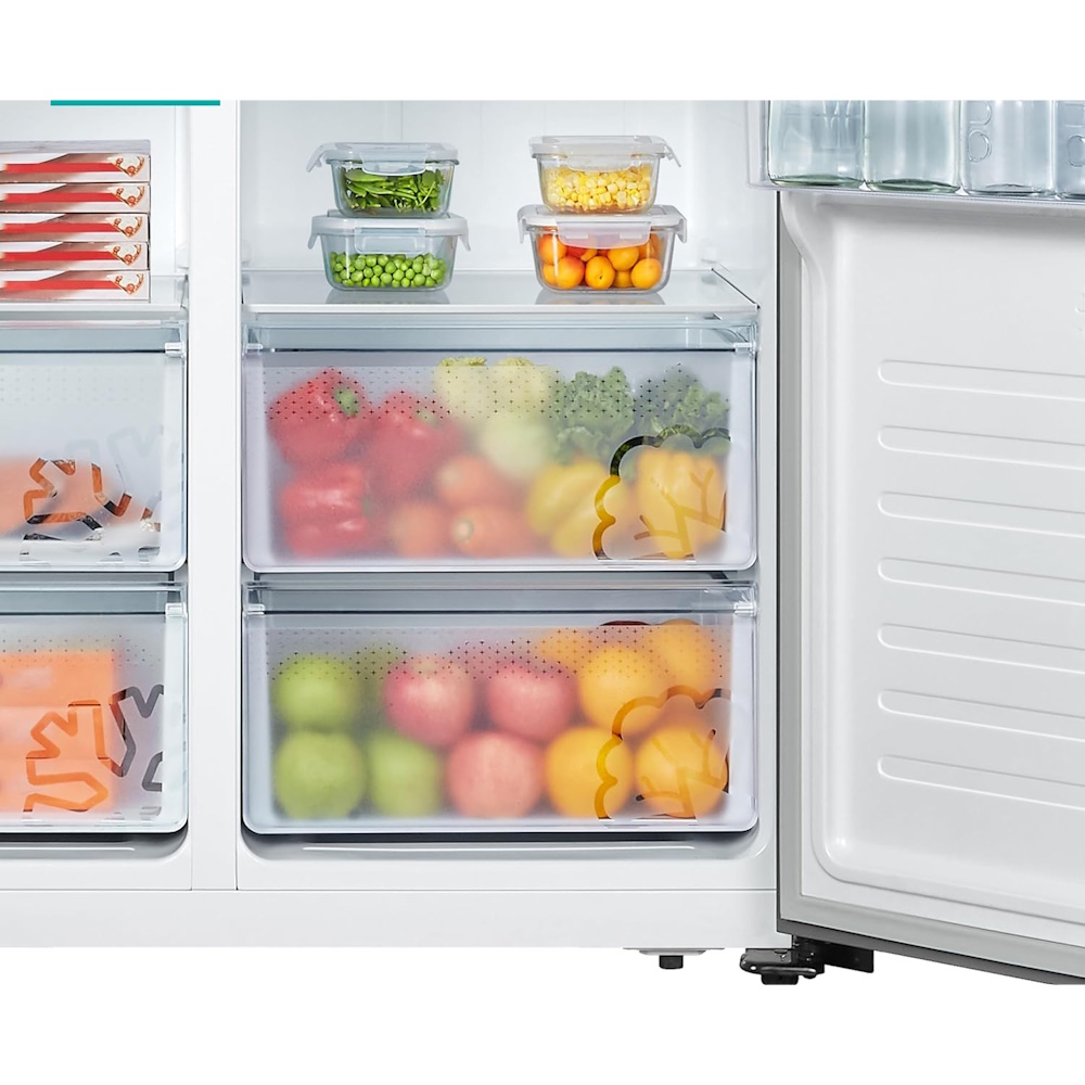 Foto 7 pulgar | Refrigerador Hisense Rs19n6wcx de 18 Pies Plateado