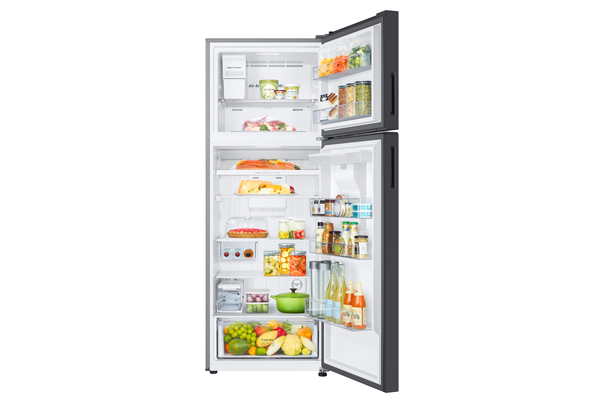 Foto 6 pulgar | Refrigerador Samsung Top Mount 19ft Fábrica Hielos Negro