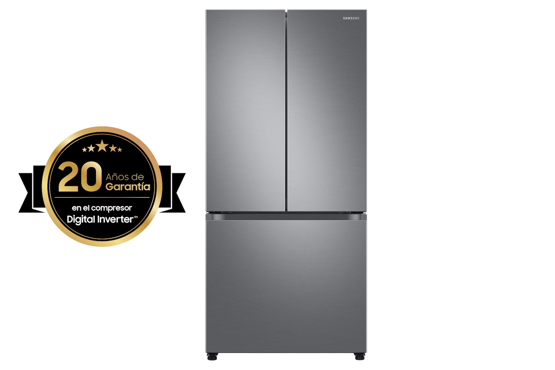 Foto 2 pulgar | Refrigerador Samsung French Door 25ft Ice Maker Plata