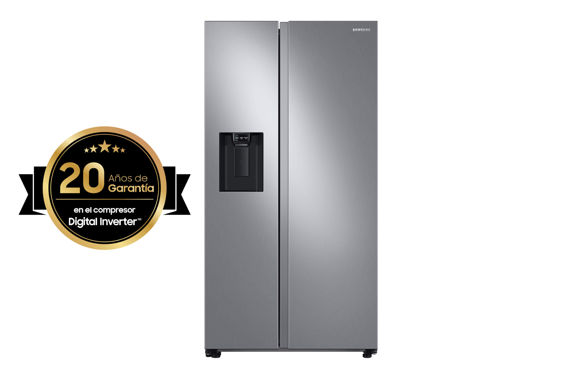 Foto 3 pulgar | Refrigerador Samsung Side By Side 27ft Gris Despachador SpaceMax