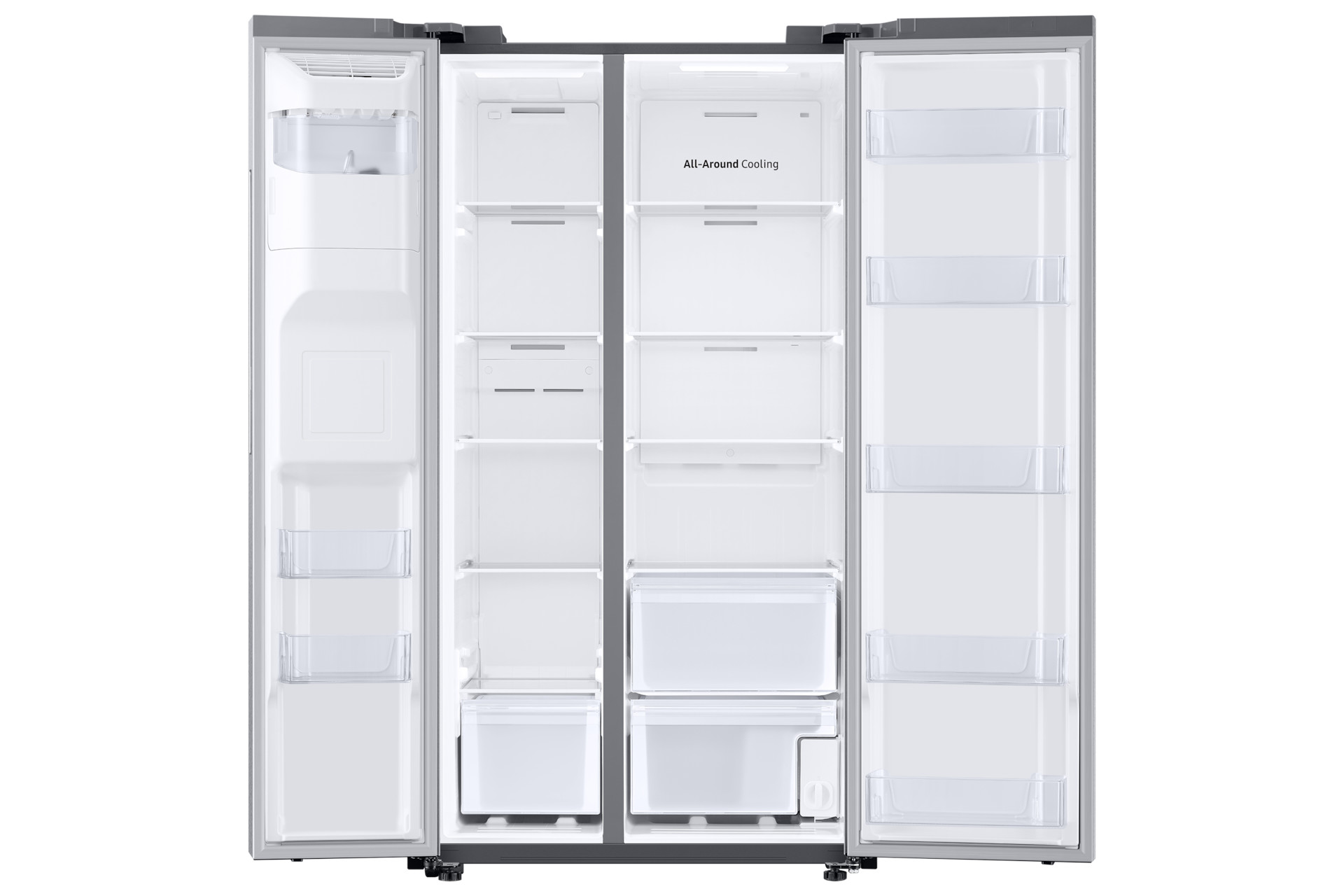 Foto 5 pulgar | Refrigerador Samsung Side By Side 27ft Gris Despachador SpaceMax