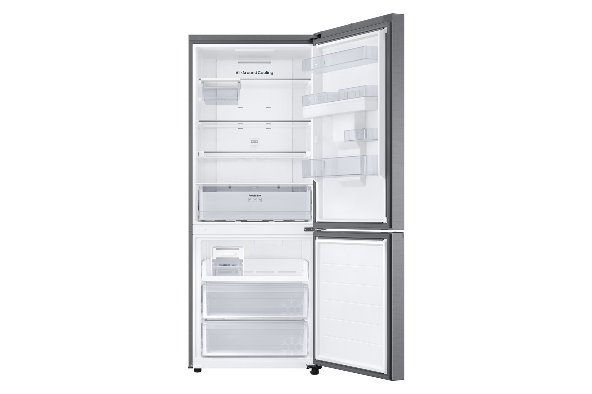 Foto 4 pulgar | Refrigerador Samsung RB50DG6320S9EM Gris Bottom Mount