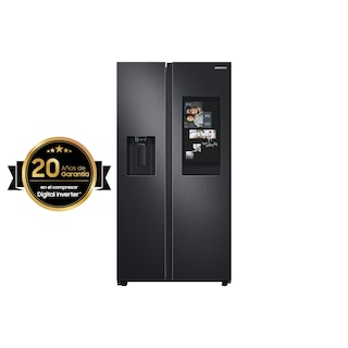 Foto 2 | Refrigerador Samsung Sbs 27ft Pantalla Family Hub Negro Wi-Fi Habilitado