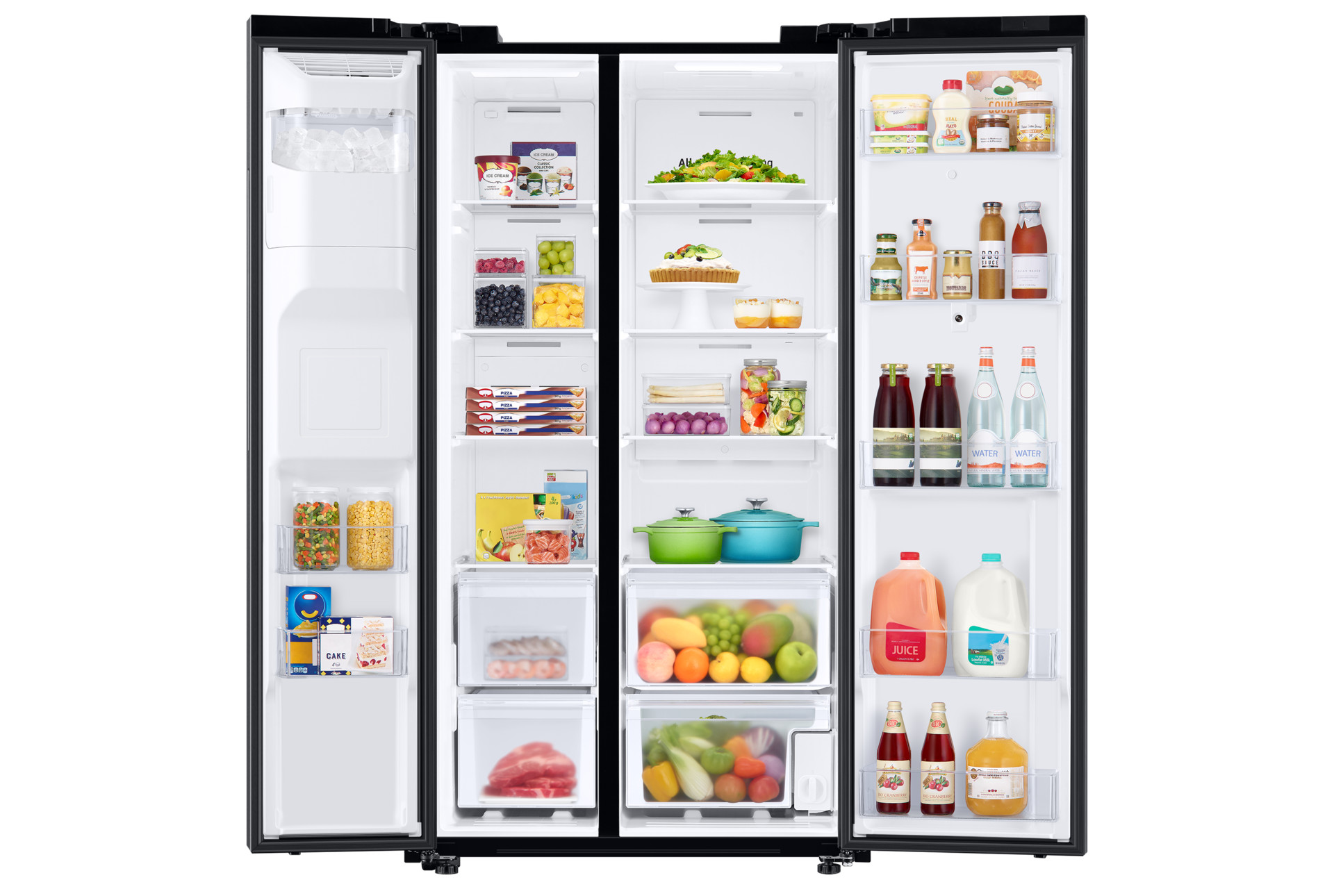 Foto 7 pulgar | Refrigerador Samsung Sbs 27ft Pantalla Family Hub Negro Wi-Fi Habilitado