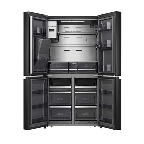 Foto 5 pulgar | Refrigerador Hisense 20 Pies Cúbicos French Door Gris Rc20n6hbx1