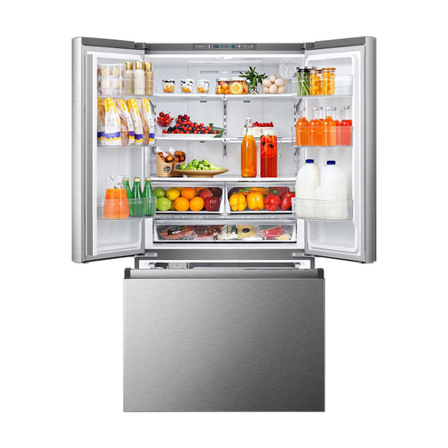 Foto 4 pulgar | Refrigerador Hisense 27 Pies Cúbicos French Door Gris Rf27n6isx